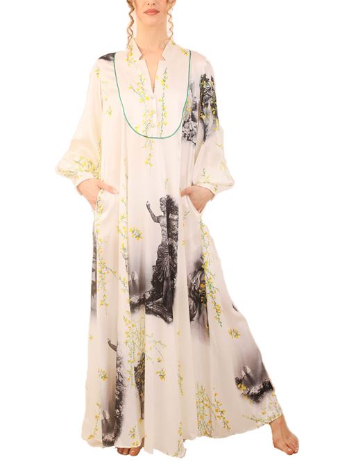 long silk dress Laboratorio Capri | GOMERAGINESTRA